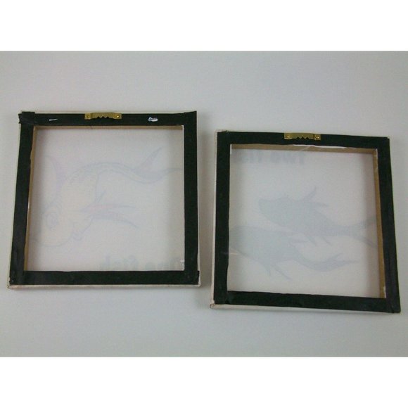 Dr Seuss 8X8 Canvas Wall Art Set One Fish Two - Picture 2 of 8